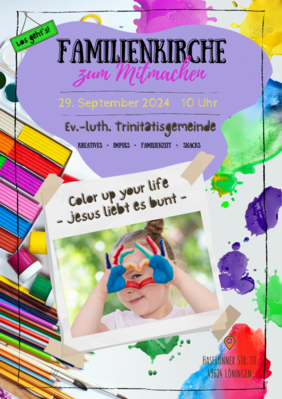 Plakat Familienkirche 29. September 2024